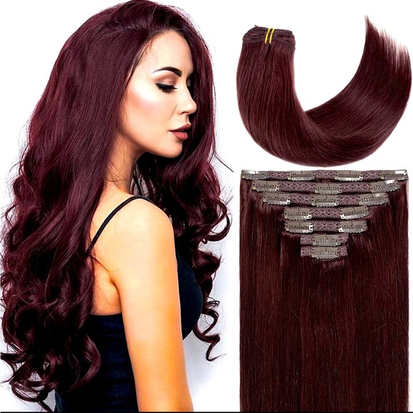 100% Human Hair Clip In